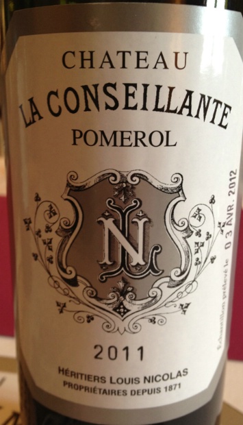 2011 Château La Conseillante, France, Bordeaux, Libournais, Pomerol ...