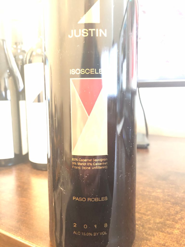 2018 Justin Vineyards & Winery Isosceles - CellarTracker