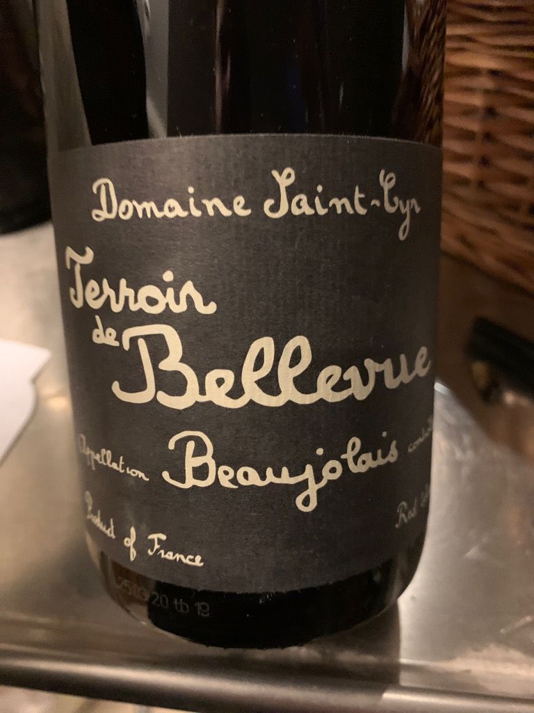 2016 Domaine Saint-Cyr Beaujolais Terroir De Bellevue, France, Burgundy ...