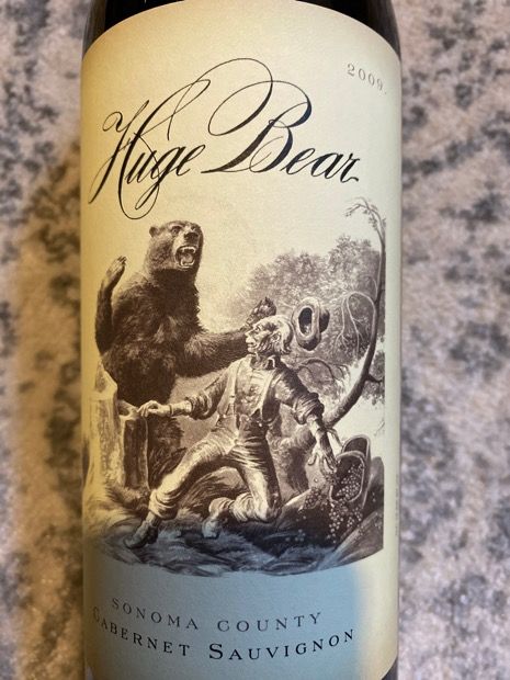 2009 Huge Bear Cabernet Sauvignon, USA, California, Sonoma County ...