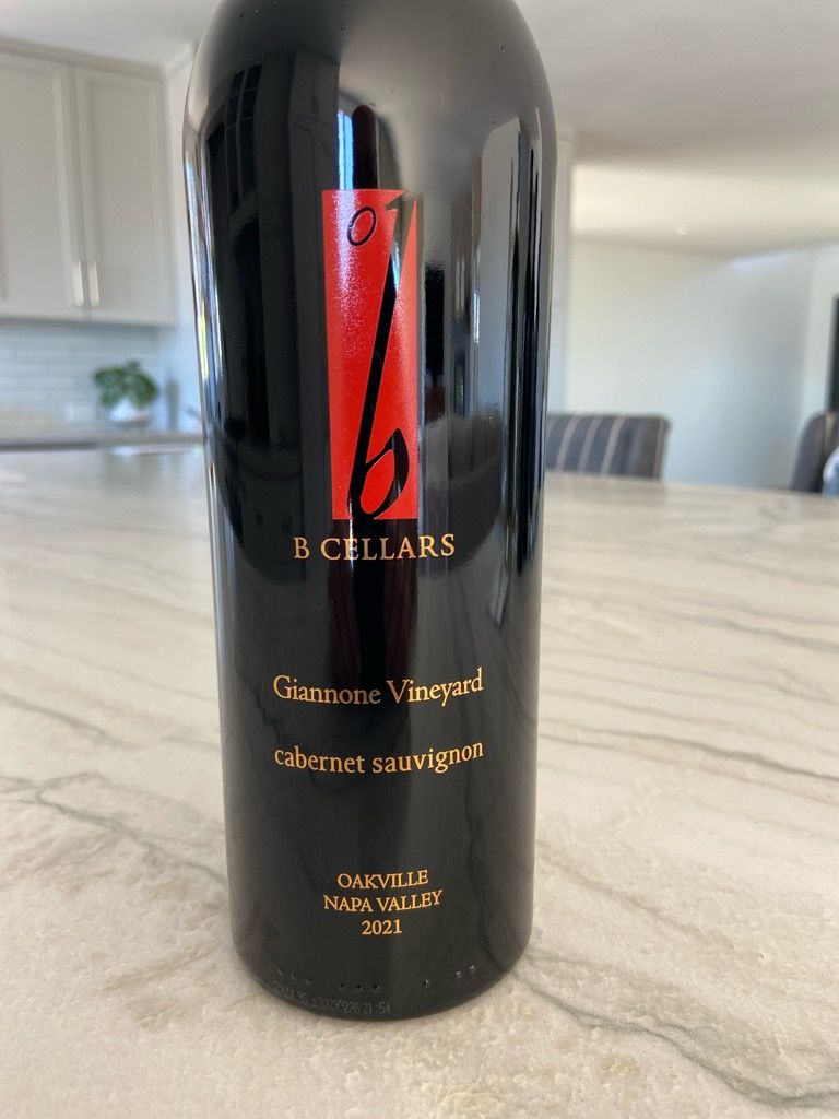 2021 B Cellars Cabernet Sauvignon Giannone Vineyard - CellarTracker
