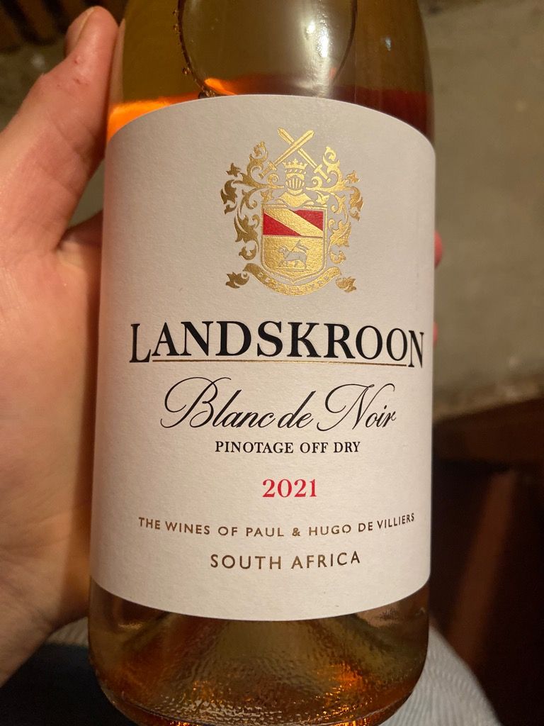 2019 Landskroon Blanc de Noir CellarTracker