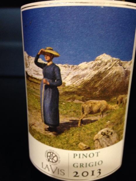 2014 La Vis Pinot Grigio Trentino Vigneti Di Montagna Italy Trentino 