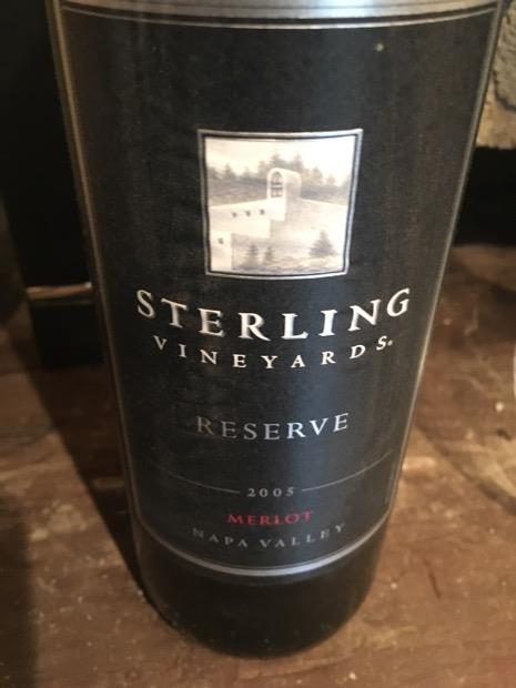 2005 Sterling Vineyards Merlot Reserve, USA, California, Napa Valley ...