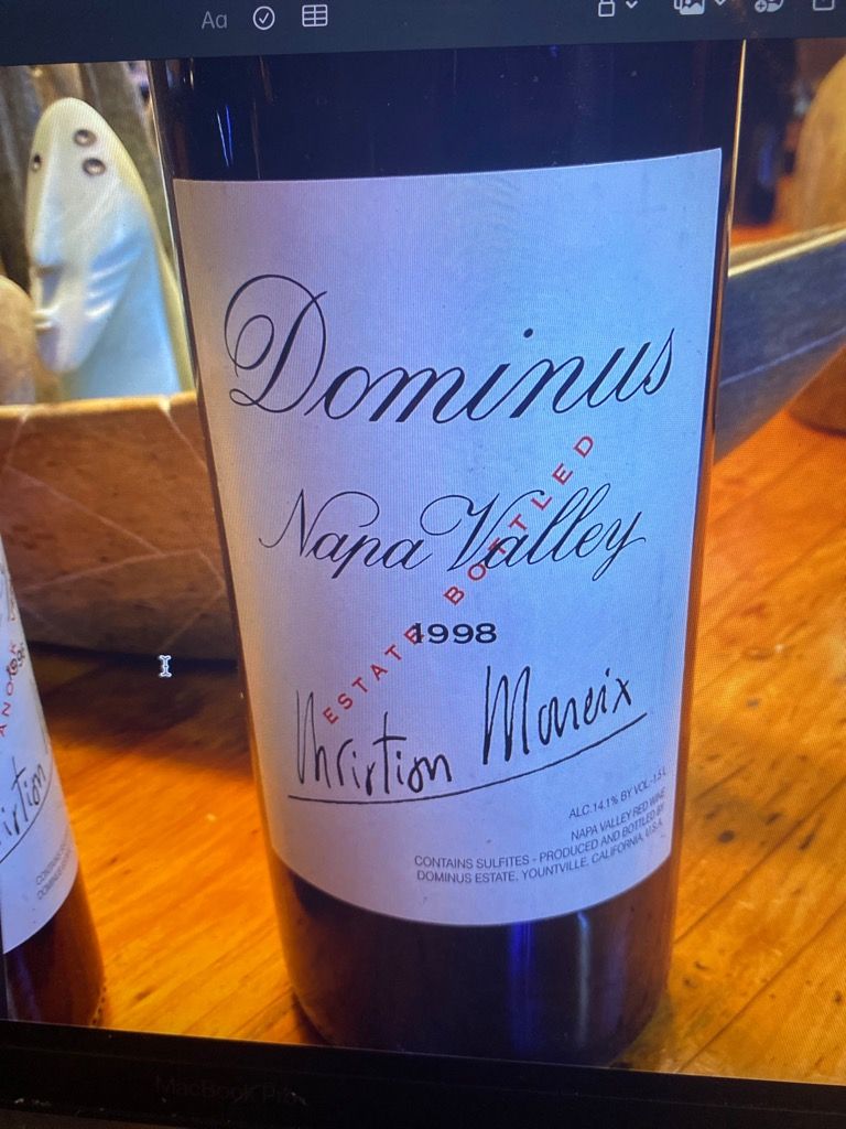 1998 Dominus Estate - CellarTracker