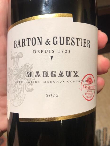 2015 Barton & Guestier Margaux, France, Bordeaux, Médoc, Margaux ...