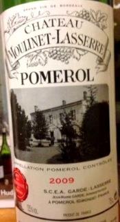 ワイン Chateau Moulinet-Lasserre Pomerol 2009 2009 Château Moulinet-Lasserre - CellarTracker