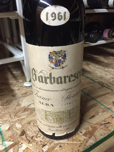1958フランコ・フィオリナ・バルバレスコ 1958 Franco Fiorina Barbaresco - CellarTracker