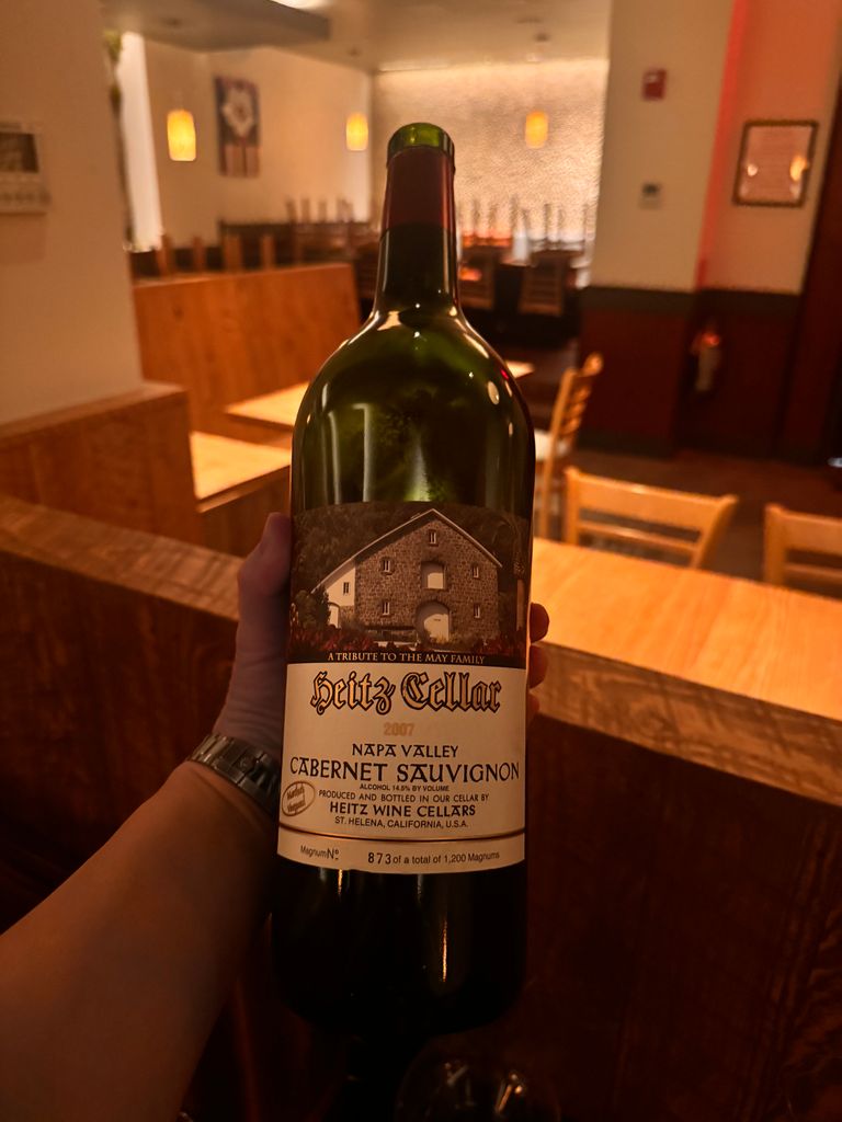 ハイツ・セラー　2007　希少 2007 Heitz Cellar Cabernet Sauvignon - CellarTracker