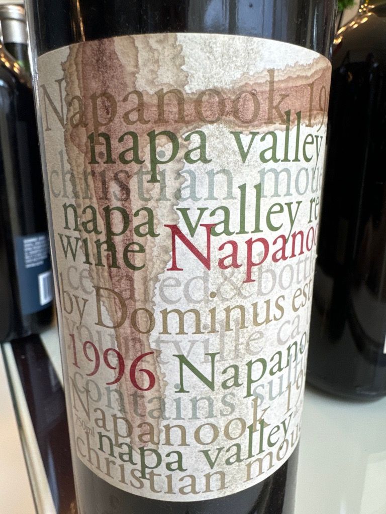 1991 Dominus Napanook Red, USA, California, Napa Valley - CellarTracker