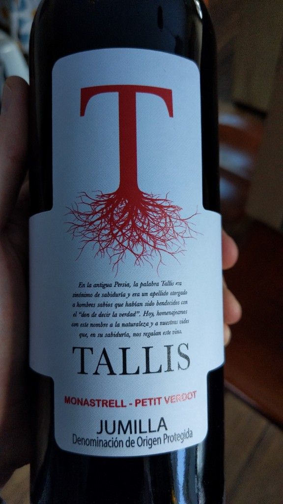 2019 Tallis Monastrell, Spain, Murcia, Jumilla CellarTracker