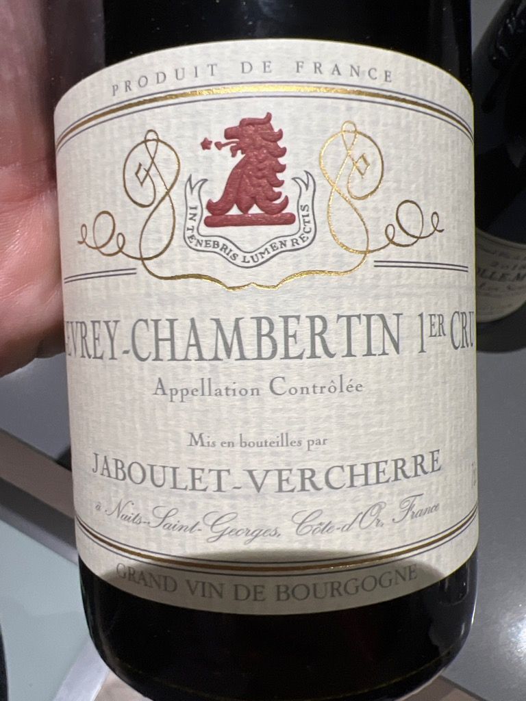 1976 Domaine JabouletVercherre Nuits St. France, Burgundy, Côte de Nuits, Nuits St