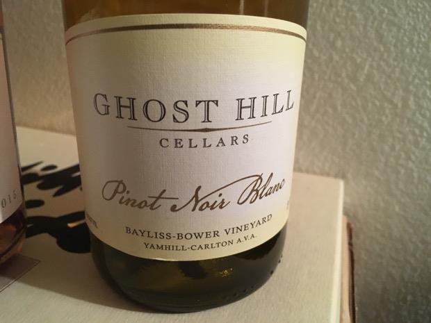 2020 Ghost Hill Cellars Pinot Noir Blanc Bayliss Bower Vineyard