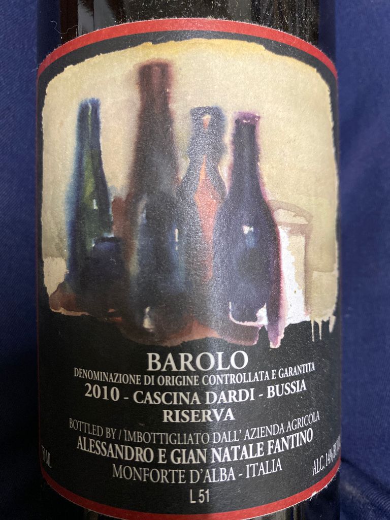 2010 Alessandro e Gian Natale Fantino Barolo Riserva Bussia Cascina ...