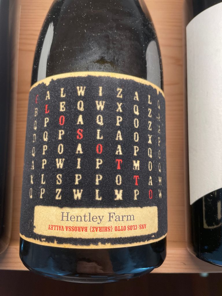 2021 Hentley Farm Shiraz Clos Otto - CellarTracker