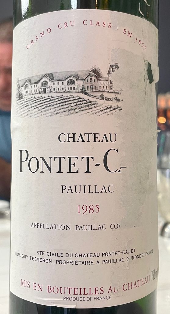 Chateau Can-Mille 1977 赤ワイン 古酒 1985 Château Pontet-Canet - CellarTracker