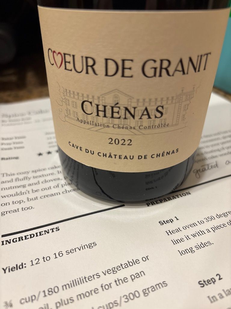 2022 Cave du Chateau De Chenas Moulin-à-Vent Coeur de Granit