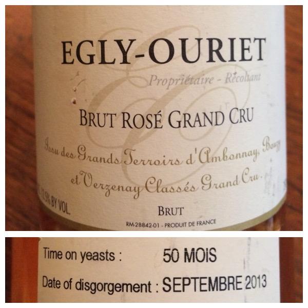 N.V. Egly-Ouriet Champagne Grand Cru Brut Rosé - CellarTracker