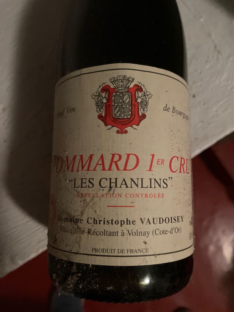 1992年 Pommard 1er Cru \"Les Chanlins\" Domaine Chavy-Chouet : Pommard 1er Cru Les Chanlins