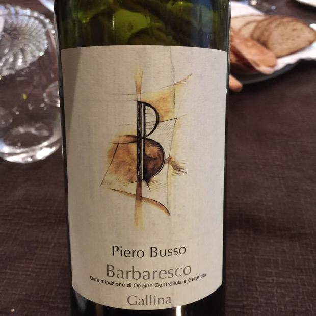 2006 Piero Busso Barbaresco Gallina, Italy, Piedmont, Langhe ...