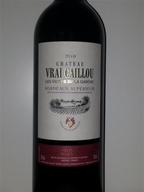 2010 Château Vrai Caillou - CellarTracker