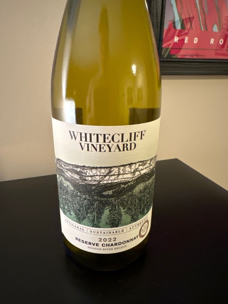 2022 Whitecliff Vineyard Chardonnay Reserve, USA, New York, Hudson ...