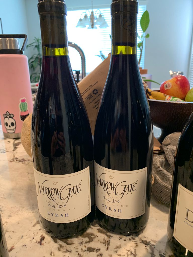 2018 Narrow Gate Vineyards Syrah Estate, USA, California, Sierra
