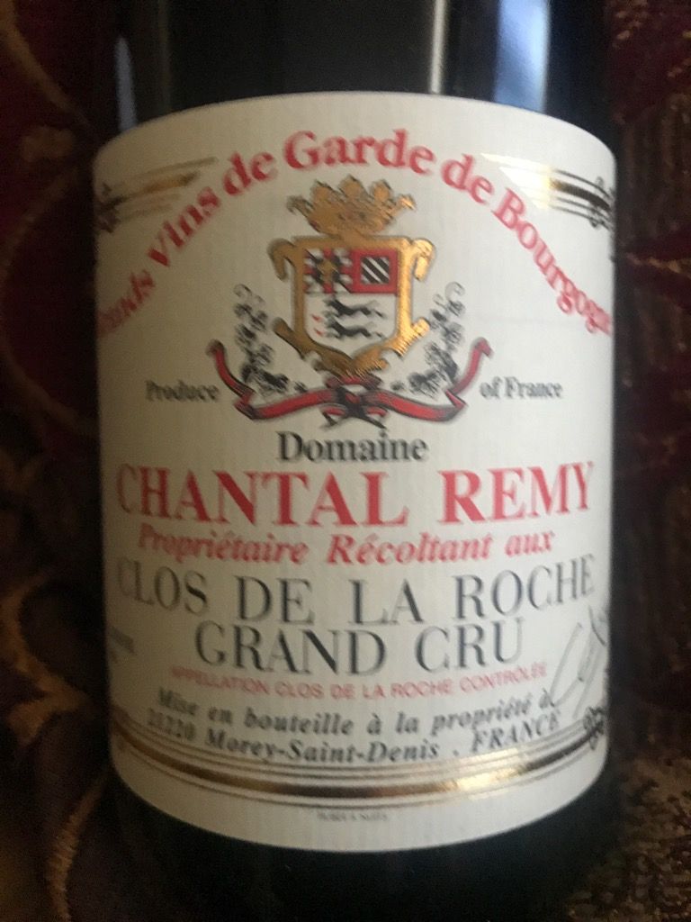 ワイン Chantal Remy Clos de la Roche 2016 2016 Domaine Chantal Rémy Clos de la Roche - CellarTracker
