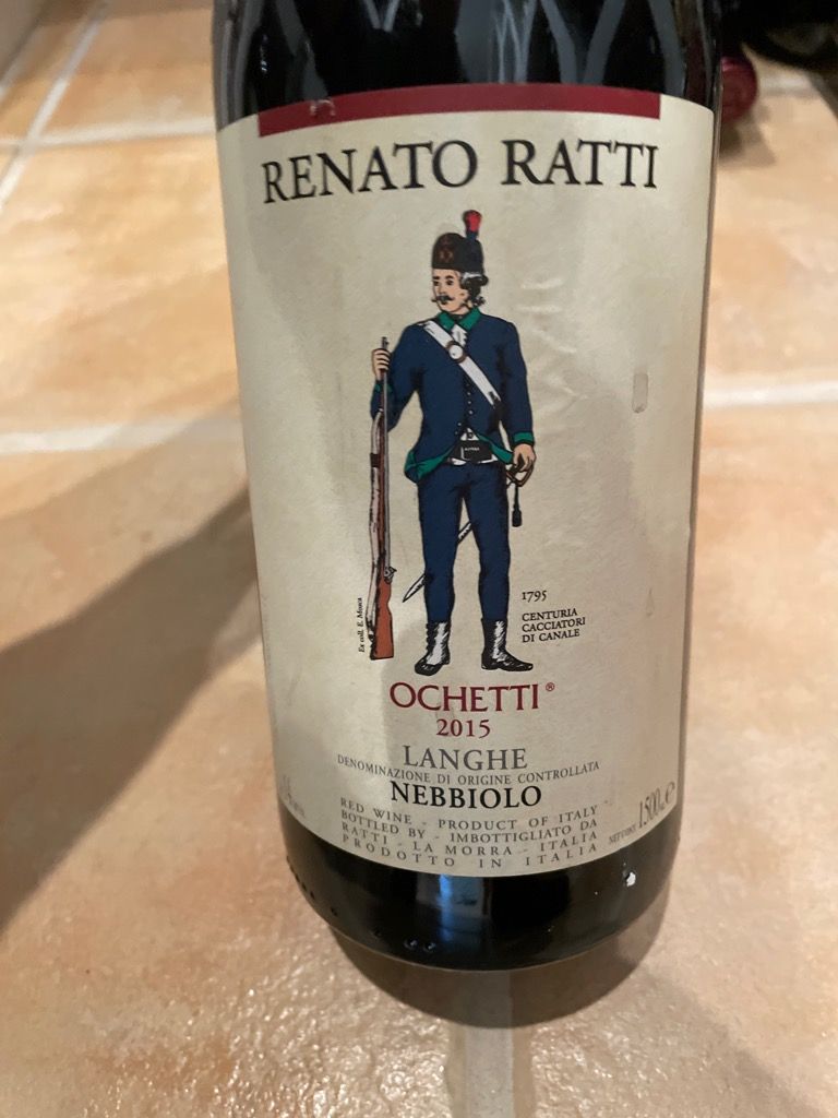 2019 Ratti Nebbiolo Langhe CellarTracker - Renato Ochetti