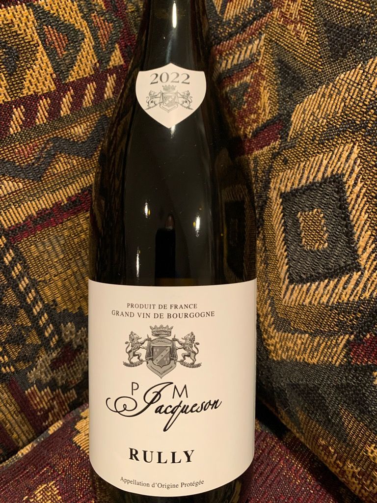 2022 Paul et Marie Jacqueson Rully La barre, France, Burgundy, Côte ...