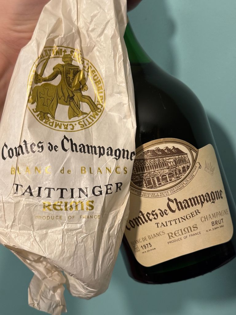 1973 Taittinger Champagne Comtes de Champagne Blanc de Blancs Brut