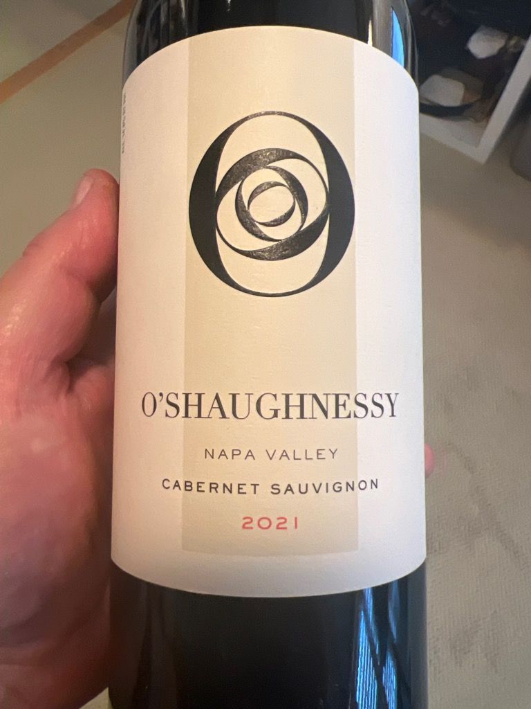 2021 O'Shaughnessy Sauvignon Napa Valley, USA, California
