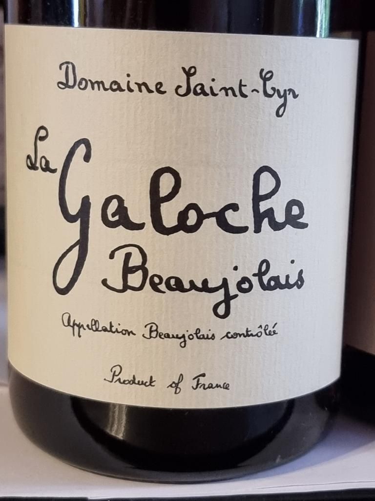 2021 Domaine SaintCyr Gamay La Galoche, France, Burgundy, Beaujolais