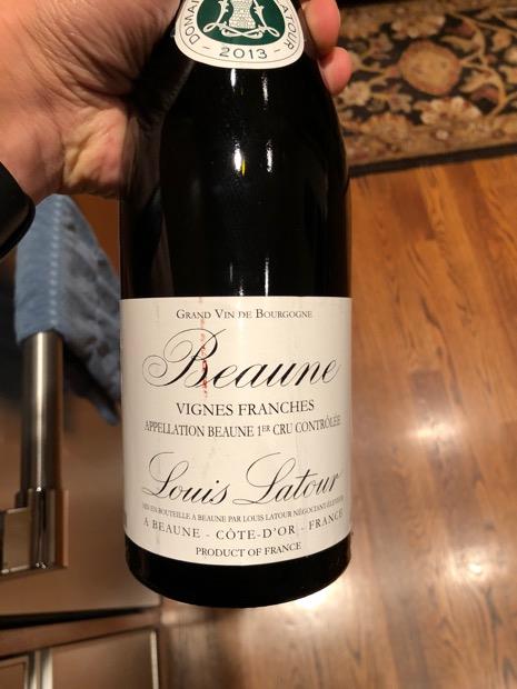 2013 Louis Latour Beaune 1er Cru Vignes Franches - CellarTracker