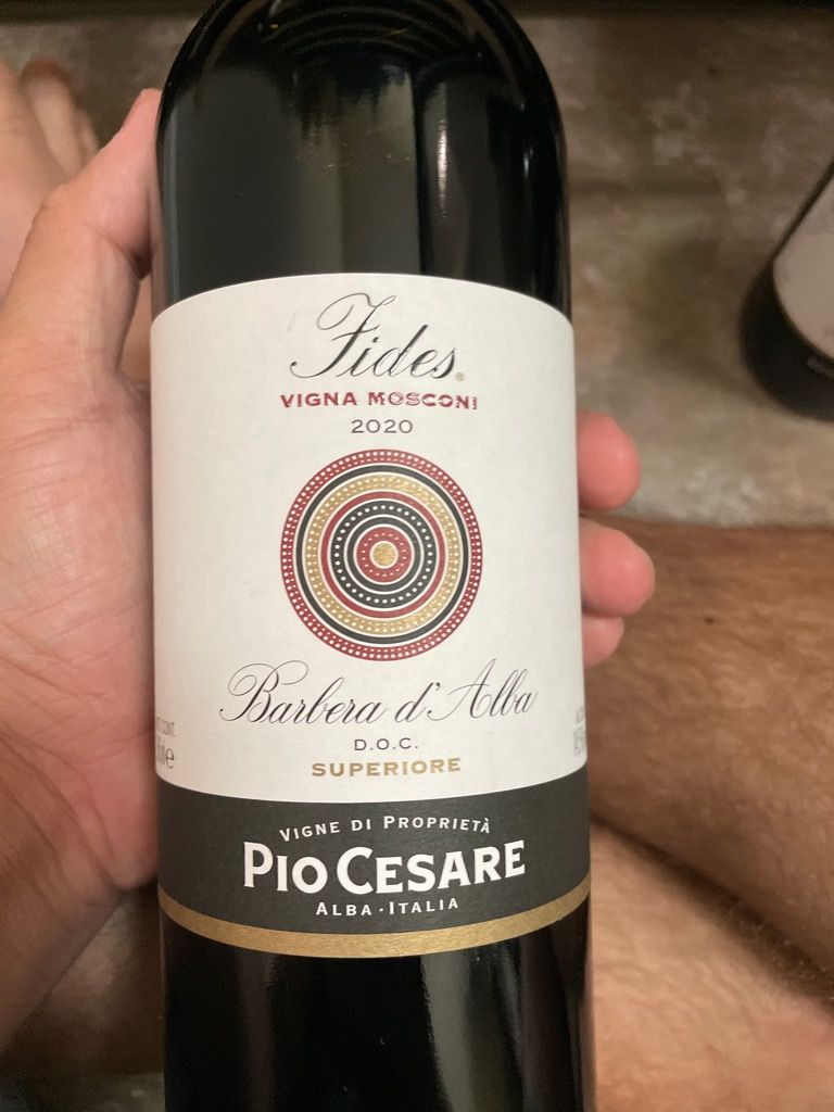 Fides Barbera d'Alba Superiore Vigna Mosconi - Pio Cesare