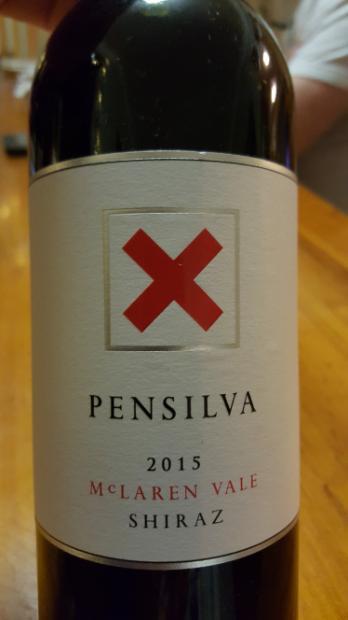 2015 Pensilva Estate Shiraz, Australia, South Australia, Fleurieu