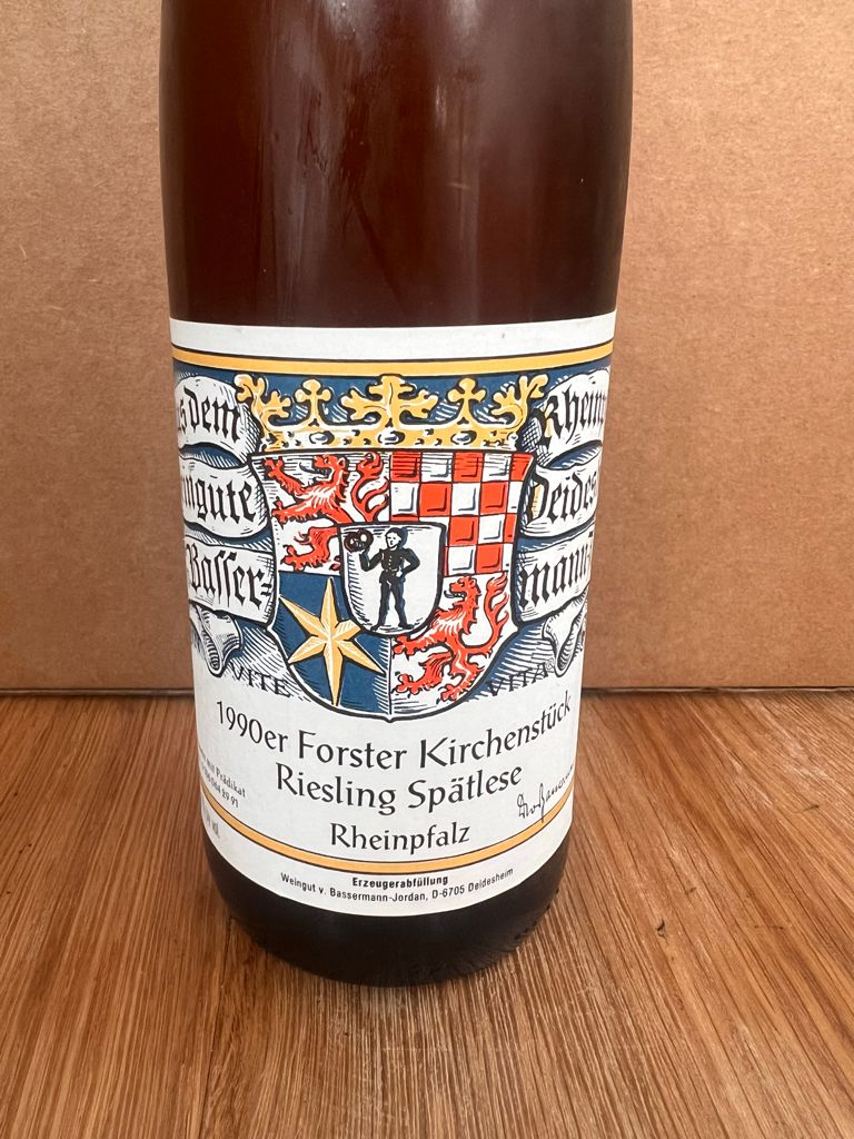 1959 Dr. von Bassermann-Jordan Forster Kirchenstück Riesling Spätlese ...