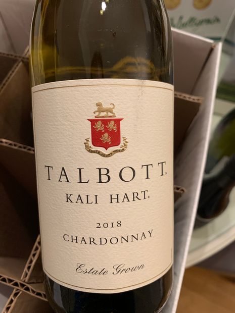 Talbott kali hart top chardonnay