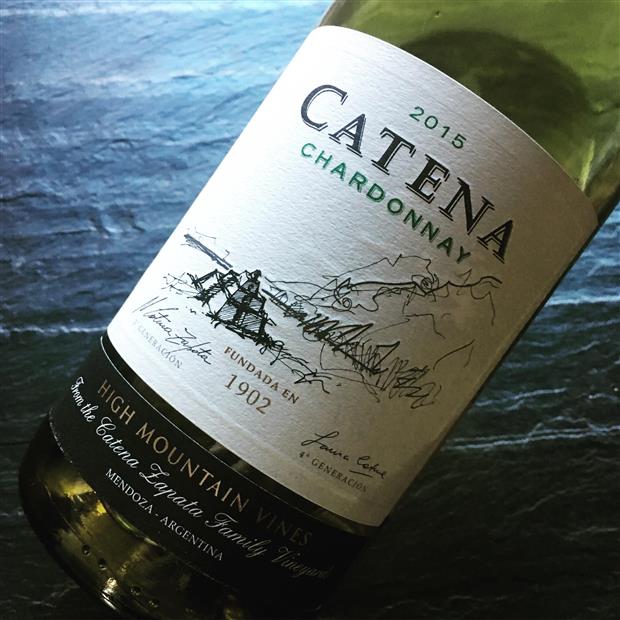2015 Bodega Catena Zapata Chardonnay Catena High Mountain Vines