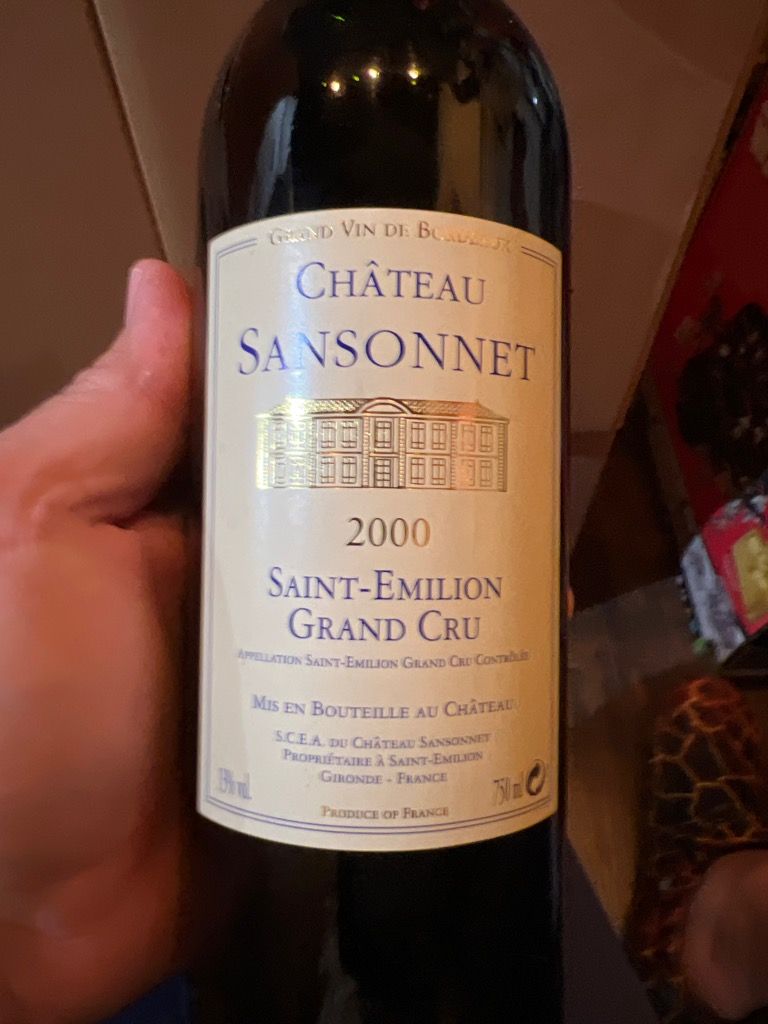 2000 Château Sansonnet - CellarTracker