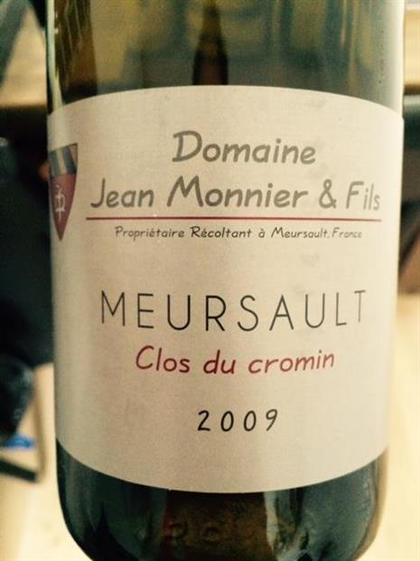 2006 Domaine Jean Monnier & Fils Meursault Clos du Cromin 2006 Domaine Jean Monnier & Fils Meursault Clos du Cromin