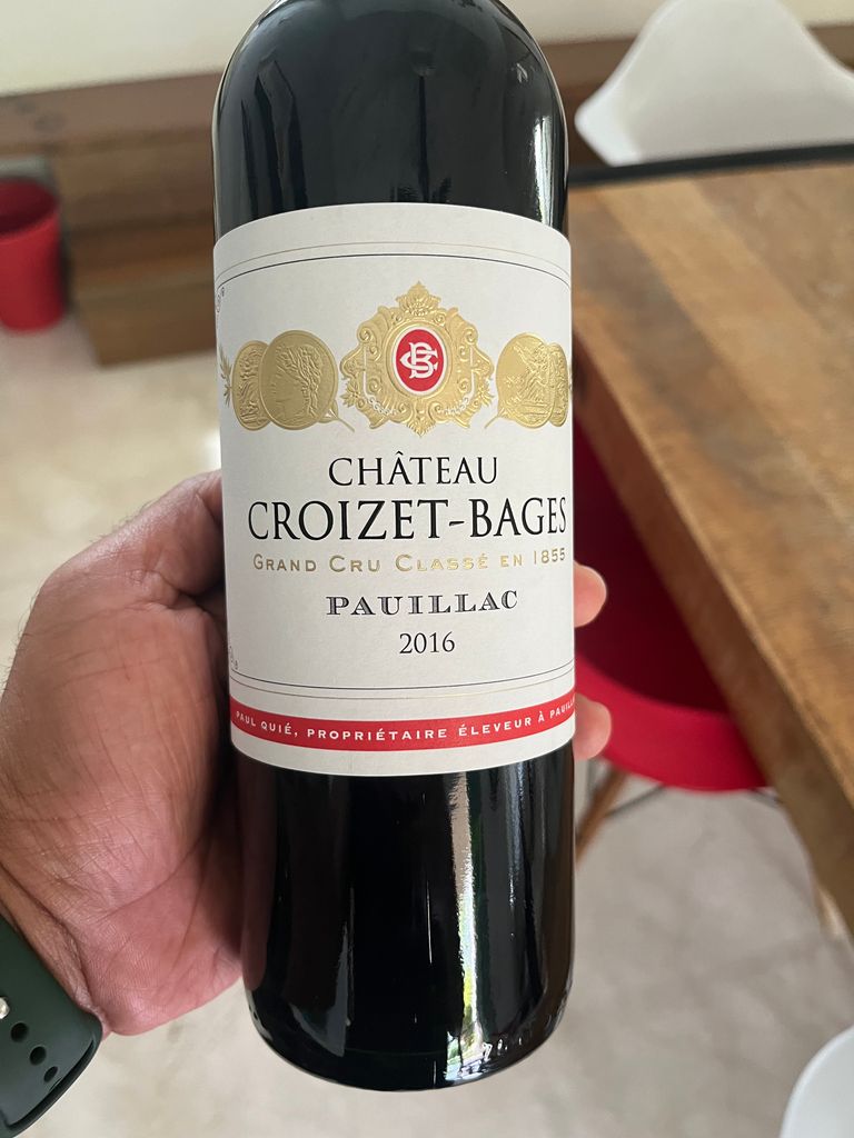 2016 Château Croizet-Bages - CellarTracker