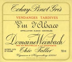 1997 Domaine Weinbach Pinot Gris Vendanges Tardives - CellarTracker
