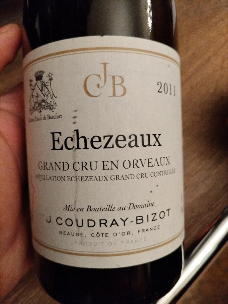 2009 Domaine J Coudray-Bizot Echezeaux En Orveaux - CellarTracker