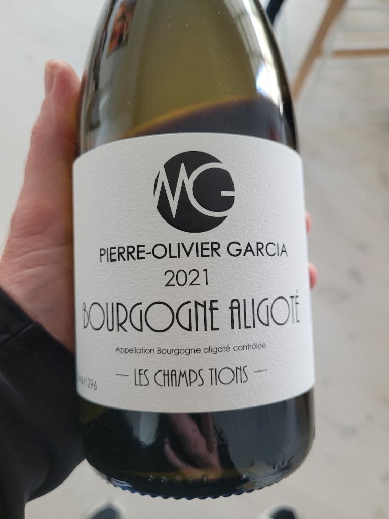 2021 Pierre-Olivier Garcia Bourgogne-Aligoté Les Champs Tions