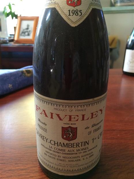 1986 Faiveley Gevrey-Chambertin 1er Cru Combe aux Moines 