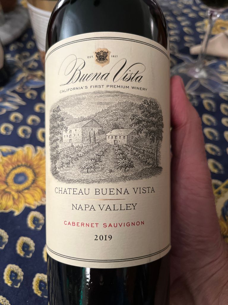 2018 Buena Vista Cabernet Sauvignon Chateau Buena Vista Napa