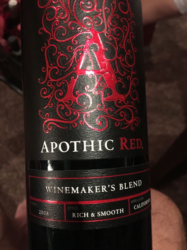 2018 Apothic Crush, USA, California - CellarTracker