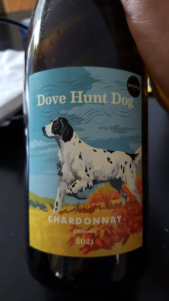 2021 Scout and Cellar Chardonnay Dove Hunt Dog, USA, California, North