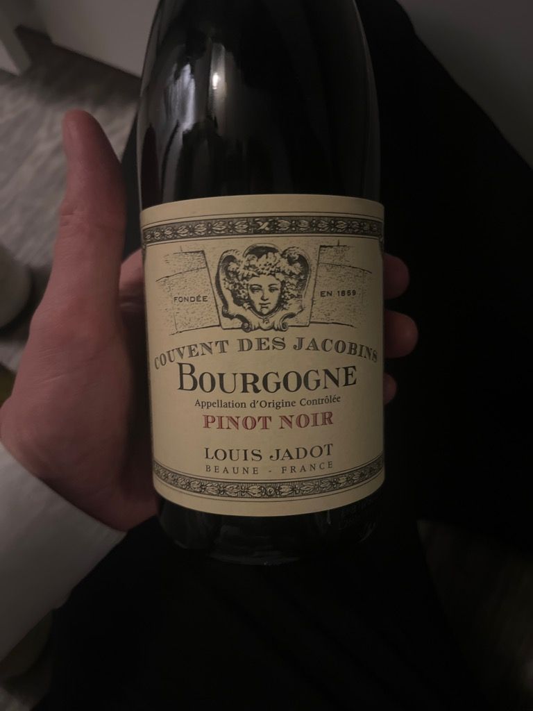 2022 Louis Jadot Pinot Noir Bourgogne Couvent des Jacobins